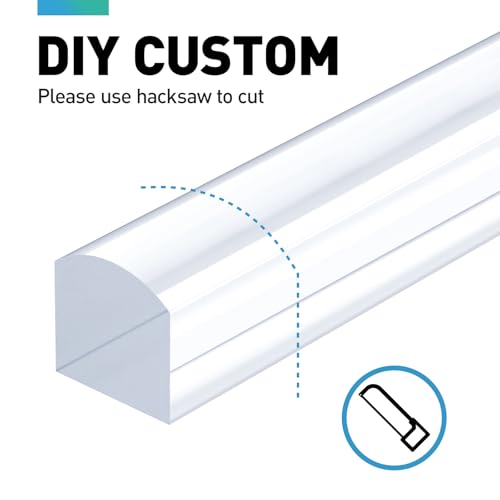 Shower Dam, 2 PCS 3/8" X 3/8" (WxH) Shower Threshold Water Dam,36In Clear Acrylic Shower Bottom Seal Stop Shower Leaks and Create a Water Barrier - size: 3/8" X 3/8"(WxH)