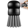 Mini Dish Brush for Cleaning Chicken Shredder, Palm Brush Dish Scrubber with Ergonomic Grip, Kitchen Brush for Washing Dishes, Pans, Pots, Sink (1, Black) - color: Black