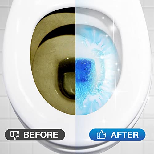 Vacplus Toilet Bowl Cleaners - 20 Pack Long-Lasting Toilet Cleaner Tablets, Prevent Stains & Deodorize, Blue - color: Blue, size: 1 Count (Pack of 20)