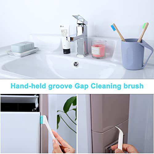16 Pcs Small Household Cleaning Brushes, Deep Detail Crevice Cleaner Brush Crevice Cleaning Tool 8 in 1 Cleaner Brush for Small Holes Corner Space Keyboard Bottle Tile