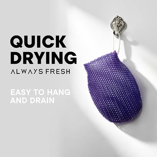Bath Mitt - Exfoliating Glove, Honeycomb Body Scrubber,Massage Body Scrub Gloves for Home Spa,Mitt Sponges for Cleaning Body,Deep and Gentle,Fast foaming (Purple(Softer,Small Size)) - style: PURPLE