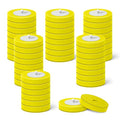 48 Count Disposable Toilet Brush Heads, Toilet Bowl Wand Refills for Toilet and Bathroom Cleaning, Yellow Lemon Fragrance, Not Suitable for Electric Toilet Brushes - color: Yellow