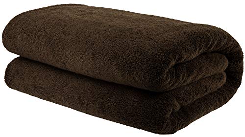 100% Cotton Oversized 40x80 Bath Sheet, Turkish Bath Towels for Bathroom Extra Large, Brown Bath Sheet - color: Brown, size: Bath Sheet 40x80"