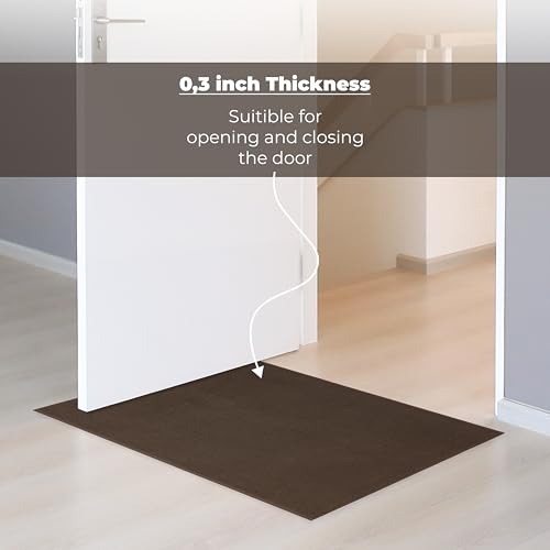 Cotton Paradise 100% Cotton Turkish Bathmat Rug, Soft Absorbent Quick Dry Non Slip, 17x24 Bathmat Rug, Chocolate Brown - color: Chocolate Brown, size: 1 PC 17x24"
