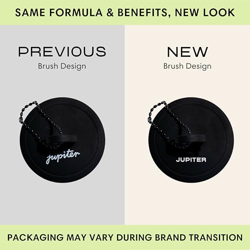Jupiter Scalp Exfoliator - Scalp Massager Tool for Wet & Dry Hair - Ergonomic Detangler Brush - Dandruff Comb & Scrub to Remove Dandruff & Buildup and Support Circulation - Black - color: Double Black 1 Pack