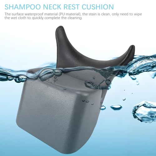 Shampoo Neck Rest Cushion, Salon Bowl Neck Rest for Shampoo Bowl Sink Non-Slip Silicone Shampoo Bowl Neck Rest Pillow Salon Hairdressing Spa Washing Sink Basin