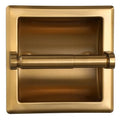 POKIM Recessed Toilet Paper Holder,Stainless Steel in Wall Toilet Paper Roll Holder for Bathroom with Mounting Bracket,Commercial Toilet Tissue Dispensers Wall Mount,Dark Gold - color: Dark Gold, size: Recessed