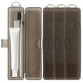 4 PCS Toothbrush Travel Case, Travel Toothbrush Holder, Portable Closed Teethbrush Holders Travel for Traveling, Bathroom, Camping, Business Trip (Gray)