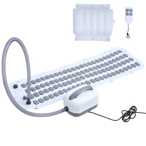 Bathtub Spa Mat with Bubble Jet Massager – Portable Full Body Waterproof Massage Mat, 6-Speed Bubbles, Remote Control & Non-Slip Suction Cups for Ultimate Relaxation