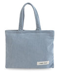 Wudygirl Makeup Bag Travel Cosmetic Bag for Women Small Makeup Pouch with Handle Zipper Cosmetic Pouch Handbag Aesthetic 8.3" x 6.7"(Light Blue) - color: Light Blue
