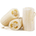 Natural Loofah Body Scrubber Sponge, Set of 3 Organic 5 Inch Luffa for Exfoliating & Smooth Skin Cleansing, Ideal for Men & Women, Spa & Shower Use - size: 1 Count (Pack of 3)