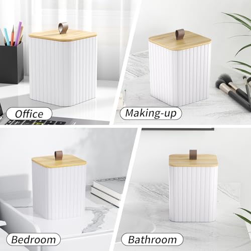Bathroom Accessory Set - White Bathroom Set, 12PC Bathroom Accessories Set, White Bathroom Accessories Set, Mini Trash Can, Toilet Brush, Trash Can & Soap Dispenser - size: Bathroom Set, style: White