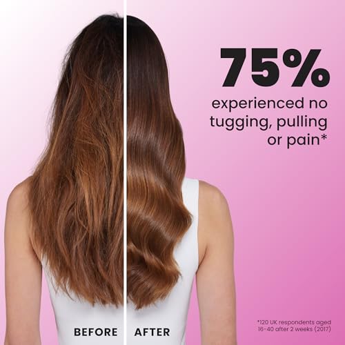 Tangle Teezer Ultimate Detangler Brush, Straight to Wavy, Raspberry | Patented two-tier, regular-flex teeth reduce breakage & split ends on wet or dry hair; Shower-friendly hairbrush for all ages - color: Electric Raspberry