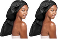 Red by Kiss Essential Super Large Waterproof Braid Shower Cap, Reusable Caps with Elastic Band (Pack of 2) - size: Braid Cap (Pack of 2)