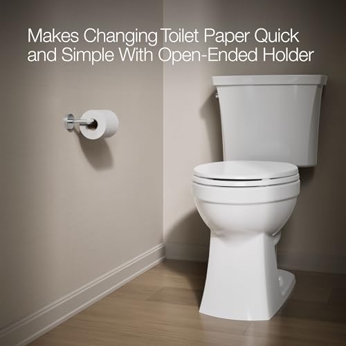 KOHLER K-27292-CP Elate Toilet Paper Holder, Minimalist Design, Premium Durable Metal, Corrosion Resistant, Polished Chrome - color: Polished Chrome