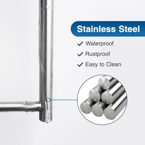 Paper Towel Holder - Self-Adhesive or Drilling, Brushed Nickel, Wall Mounted, SUS304 Stainless Steel Kitchen Roll Dispenser Under Cabinet - color: Silver