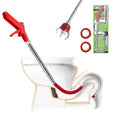 Toilet Snake Drain Clog Remover with Flexible Grabber Claw Use for Toilet Drain Auger Retrieve Lost Toys/Items, Clear Mild Clogs Affordable Alternative to Plumbers for Effective Drain Unclogging - style: 51"Toilet Auger