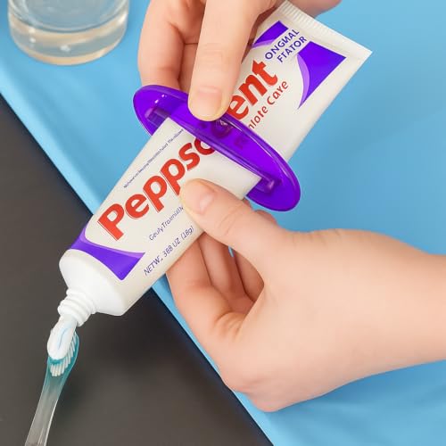 4 Piece Set Toothpaste Tube Squeezer Economical, Saves Toothpaste, Creams, Paint & More No More Waste Simple and Practical for Every Home and Bathroom Travel