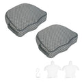 Hot Tub Booster Seat, Weighted SPA Booster Seat Cushion for Adults, 3D Air Mesh Hot Tub Seat Accssories with Non-Slip Micro Dot Bottom,Indoor or Outdoor Quick Dry Hot Tub Pillow (2 Pack-Grey) - style: 2 Pack-Grey