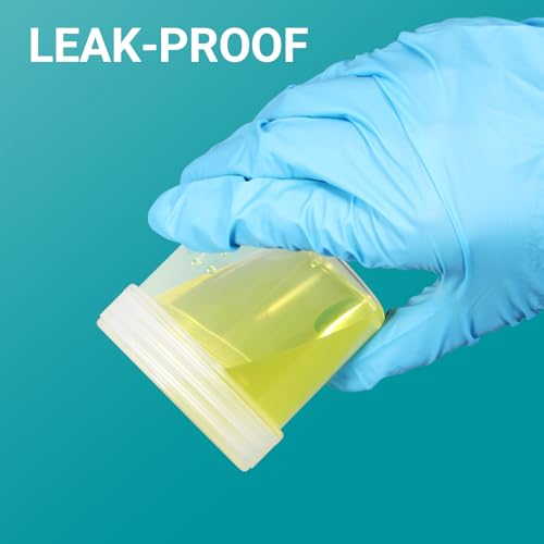 ASEVAT 1.7 oz Wide Mouth Lab Reagent Bottles, Laboratory Grade Chemical Container, Sealed Leak-proof Translucent PP Bottle, Pill Bottle, Water Sample Jars(6 Pcs) - size: 1.7 oz