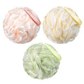 AmazerBath Loofah Sponge, Shower Loofah 60g/PCS - Body Scrubber Loofa Set of 3 Cotton Candy Trio, Bath Sponge for Men and Women - style: Cotton Candy Trio