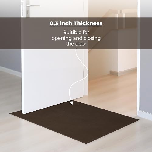 Cotton Paradise 100% Cotton Turkish Bathmat Rug, Soft Absorbent Quick Dry Non Slip, 20x34 Bathmat Rug, Chocolate Brown - color: Chocolate Brown, size: 1 PC 20x34"
