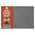 Leash Boss Dog Food Mat - Waterproof Non-Slip Dog Bowl Mat - Raised Lip Spill Containment Pet Feeding Pad - Dishwasher-Safe Silicone Tray - XXL, 30" x 22", Gray - color: Grey, size: XXL - 30" x 22"