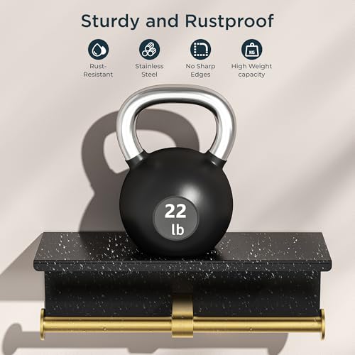 FORIOUS Double Toilet Paper Holder with Shelf, Wall Mount Tissue Roll Holder for Bathroom, 304 Stainless Steel Commercial Toilet Tissue Dispensers with Phone Shelf (1, Matte Black & Brushed Gold) - color: Matte Black & Brushed Gold