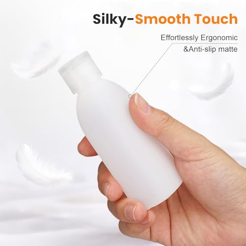 Travel Bottles for Toiletries 10 PCS 3.4oz TSA Approved Travel Shampoo Bottles Leak Proof Plastic Squeeze Bottle Small Cream Jars Refillable Spray Bottle for Shampoo Conditioner Toner