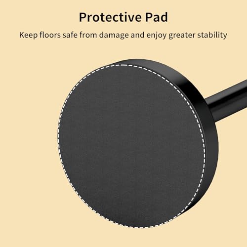 YUMORE Toilet Paper Holder Stand,Freestanding Bathroom Metal Black Matte Tissue Roll Holder for Modern Bathroom - size: 1 Roll