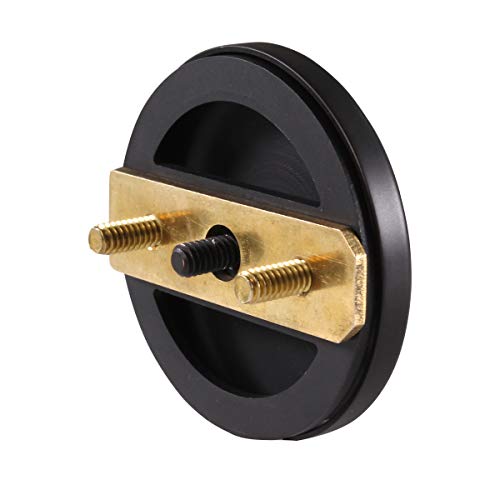 Westbrass D398RK-50-62 1-1/2" NPSM Coarse Thread Mushroom Tip-Toe Bathtub Drain Stopper with Illusionary Overflow Faceplate, Matte Black (50-Pack) - color: Matte Black, size: 50 Pack