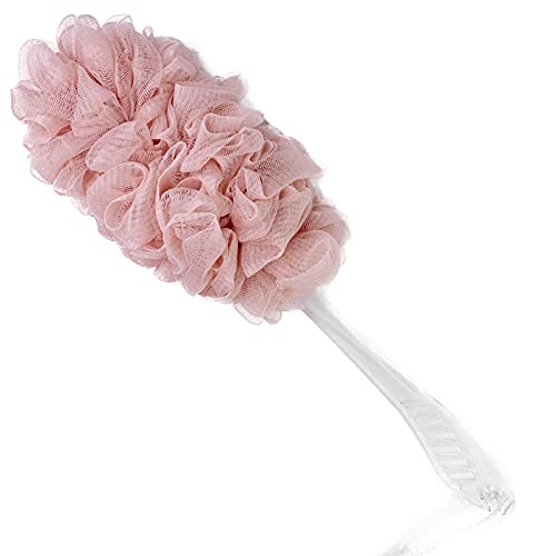 PPHAO - Loofah Sponge Back Scrubber Rough- Bath Brush Long Handle for Shower - Loofah Exfoliating for Men - Shower Loofah for Women - Pink Loofah - 1Pack - style: Pink