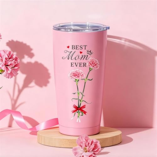 Gift for Mom Birthday Gifts for Mom From Daughter Son Thank You Gift Idea Mother's Birthday Presents Happy Mothers Day Unique Grateful Gifts Best Mom Ever Pink
