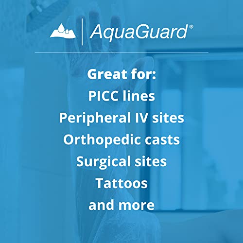 TIDI AquaGuard Glove – Shower Protection Glove with Water-Seal Band – Arm Cast Cover – 3 Gloves and 1 Water-Seal Band per Package – Cast Covers for Shower Arm (50016-RPK) - size: 1 Package