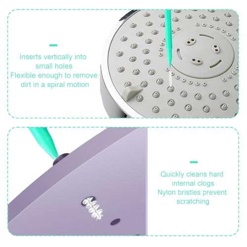 70pcs Shower Head Cleaning Tools, Multifunctional Anti-Clogging Showerhead Cleaner Picks Cleaning Brush Unclogger Accessories for Bathroom Small Holes Faucets Sink Gaps Nozzles