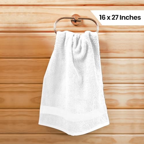 Utopia Towels White Salon Towels, Pack of 72 (Not Bleach Proof, 16 x 27 Inches) Highly Absorbent Towels for Hand, Gym, Beauty, Spa, and Home Hair Care - color: White, size: 72 Pack