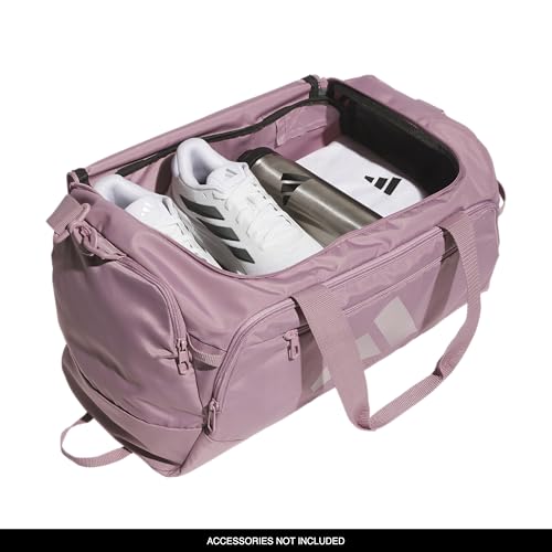 adidas Defender 5 Duffel Bag for Sports, Gym and Travel, Magic Mauve Purple/Dual Lilac Purple, OSFA - color: Magic Mauve Purple/Dual Lilac Purple, style: Small (42l)