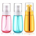 Cosywell Fine Mist Spray Bottle TSA Approved 3 Pack 2oz 60ml Leak Proof Travel Spray Bottle Empty Plastic Refillable Containers for Hair Perfume Toners Rose Water Cosmetics(Gold+Green+Pink) - color: Gold+Green+Pink, size: 2 oz