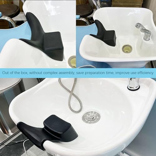 Shampoo Neck Rest Cushion, Salon Bowl Neck Rest for Shampoo Bowl Sink Non-Slip Silicone Shampoo Bowl Neck Rest Pillow Salon Hairdressing Spa Washing Sink Basin