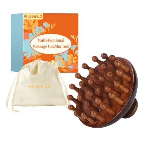 Wooden Scalp Massager for Hair Growth｜Full Body Massage Tool｜Scalp Brush｜Gua Sha｜Portable Massage Tool