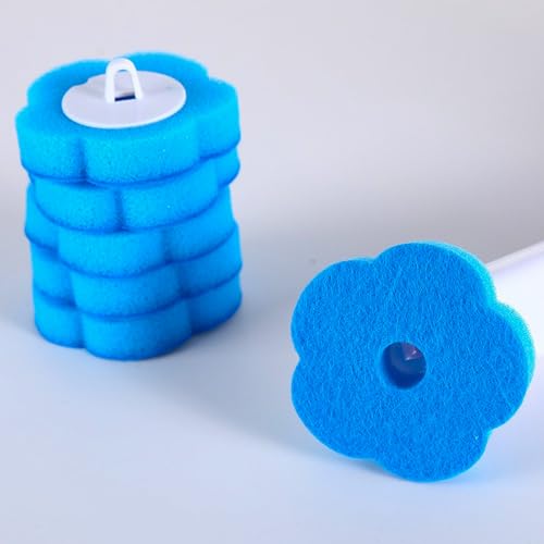 Toilet Wand Refills, 72 Count Disposable Toilet Brush Refills, Toilet Bowl Wand Refills, Scrubber Refill Pads Compatible with luluaday Wand Refill System for Sink Bathtub Wash Basin - size: 72 refills