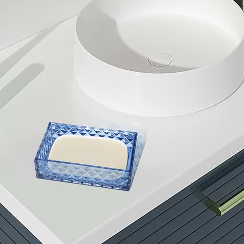 Soap Dish with Decorative Properties. Easy-to-Clean soap Tray Box. Keeps Dry. Prevents Mushy soap in the Shower, Bathroom, and Kitchen