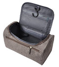 Vercord Mens Toiletry Bag Wash Travel Small Shaving Dop Kit Shower Bathroom Ditty Hygiene Bag Frosted Grey - color: Frosted Grey