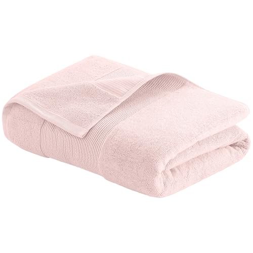 Modern Threads Air Cloud 6-Piece Towel Set - 100% Zero-Twist Cotton, 500 GSM, Quick Dry & Plush, Blush - color: Blush, size: 6 Pcs Towel Set