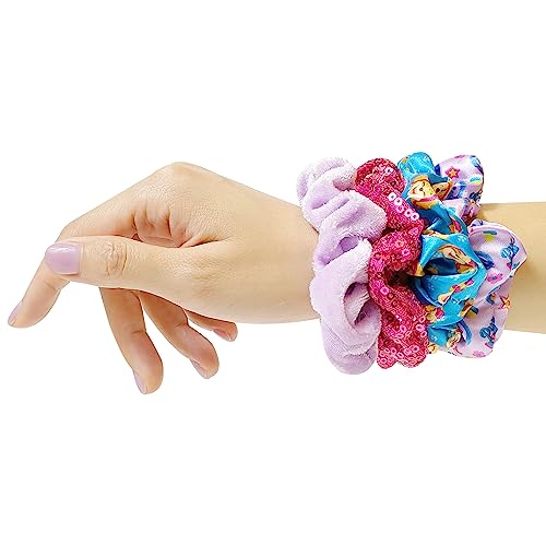 Luv Her Paw Patrol Hair Accessories Set - 9 inch Detangling Brush, 4 Scrunchies & Hair Ties for Girls - color: Paw Patrol 5 Piece Hair Accessories