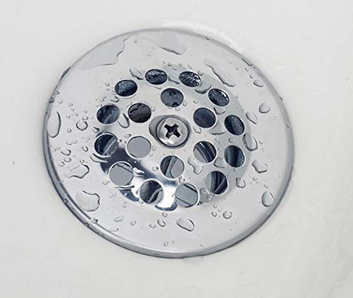Artiwell Trip Lever Tub Trim Kit Set with Trip Lever Overflow Face Plate, Trip Lever Bathtub Drain with Strainer, Overflow and Matching Screws (CHROME PLATED) - color: CHROME PLATED