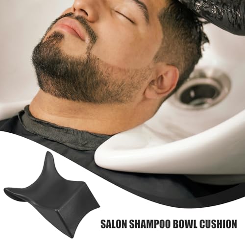 Beaupretty Shampoo Bowl Neck Cushion 8.66X7.48X3.14In Non-Slip Silicone Shampoo Bed Pillow Comfortable Neck Support for Salon Hair Washing and Bathtub Use Reusable Durable - size: 22x19cm