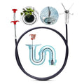 33 Inch Drain Snake Hair Drain Clog Remover, Flexible Grabber Claw Pick Up Reacher Tool - Gutter Cleaning Tools for Home Sink, Bathroom Tub,Drain, Toilet, Tight Spaces - style: 33 IN