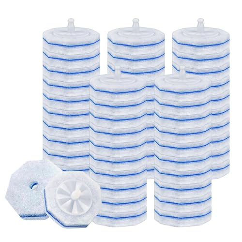 Disposable Toilet Wand Refills for Clorox, 50 Count - Compatible with Clorox Toilet Wand for Bathroom Cleaning