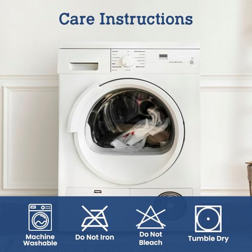 Casa Lino 100% Cotton Bath Mat Set of 2 (NOT A Rug) - 34" x 22" Bathroom Floor Towels - Machine Washable, Soft, Highly Absorbent & Quick Dry Bath Floor Towel (Navy) - color: Navy